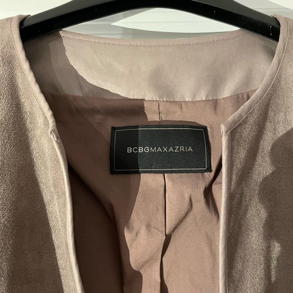 BCBG Cropped Suede Jacket - Small - Picture 3 of 7